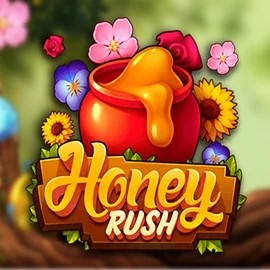 Honey Rush slot logo by Play'n GO at Cowboy Spin Casino