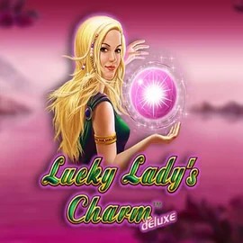 Official Slots logo: Lucky Ladys Charm Deluxe by Greentube at Cowboy Spin Casino