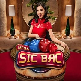 Official Live Casino logo: Mega Sic Bac by Pragmatic Play at Cowboy Spin Casino
