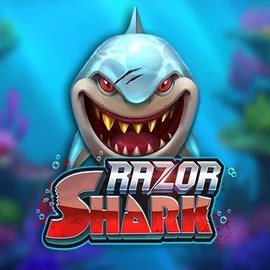 Razor Shark logo by Push Gaming at Cowboy Spin Casino