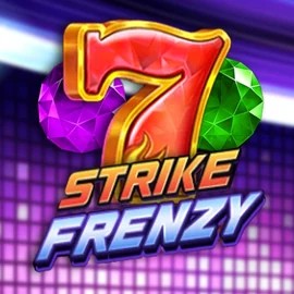 Strike Frenzy slot logo by Pragmatic Play at Cowboy Spin Casino