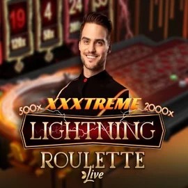 Live Casino logo of XXXtreme Lightning Roulette from Evolution at Cowboy Spin Casino